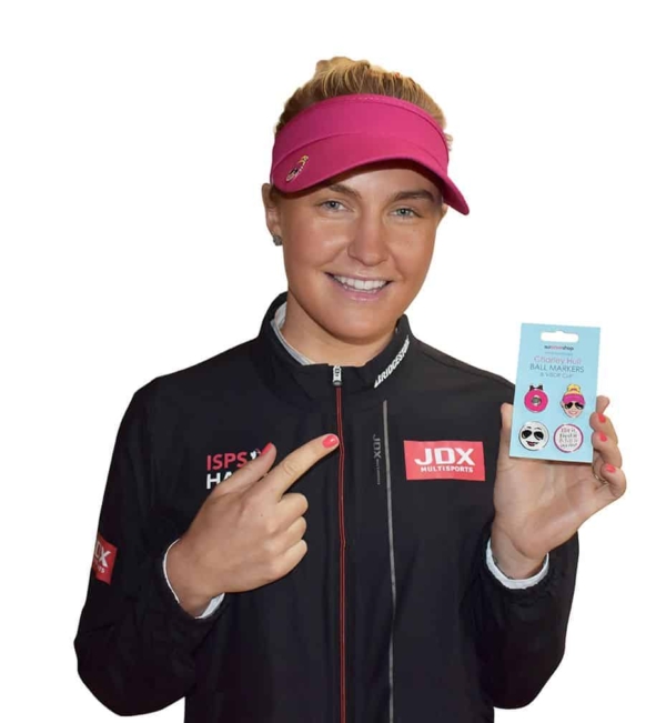 The Charley Hull Collection Ball marker and Visor Clip Set - Afbeelding 2