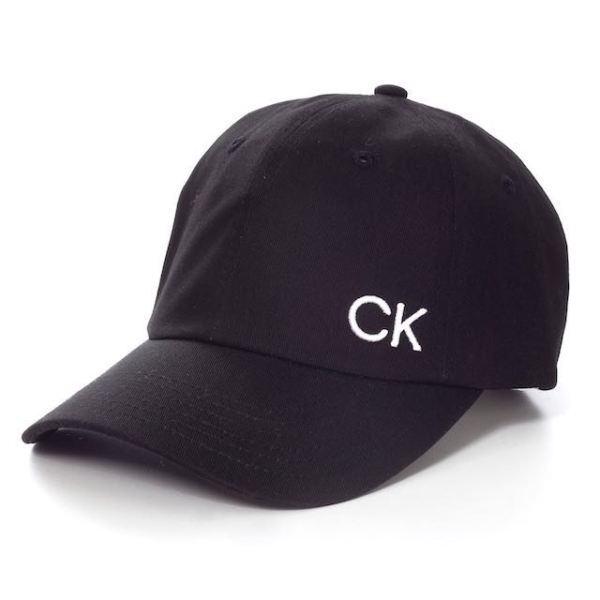 Calvin Klein vintage twill baseball cap black