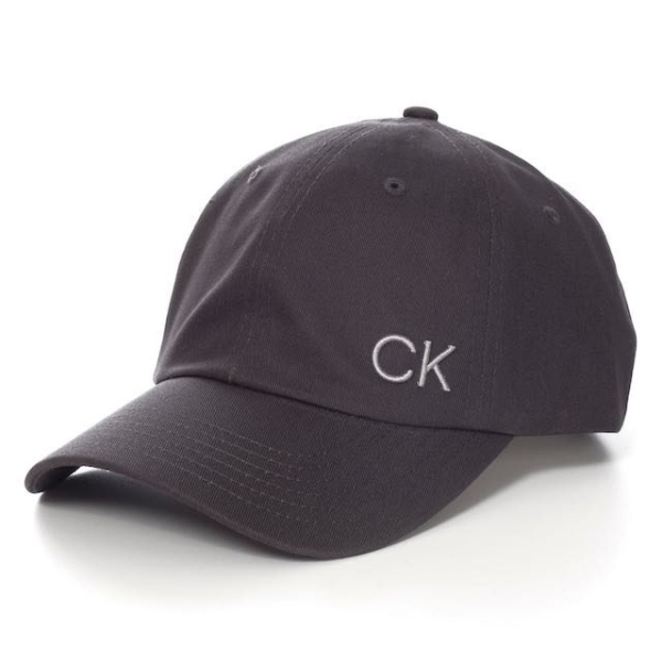 Calvin Klein vintage twill baseball cap charcoal