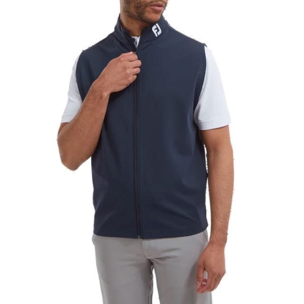 Footjoy full zip vest navy