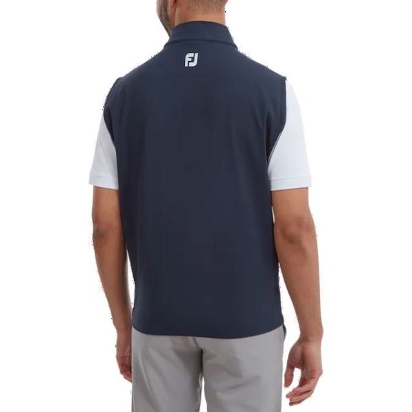 Footjoy full zip vest navy - Afbeelding 3