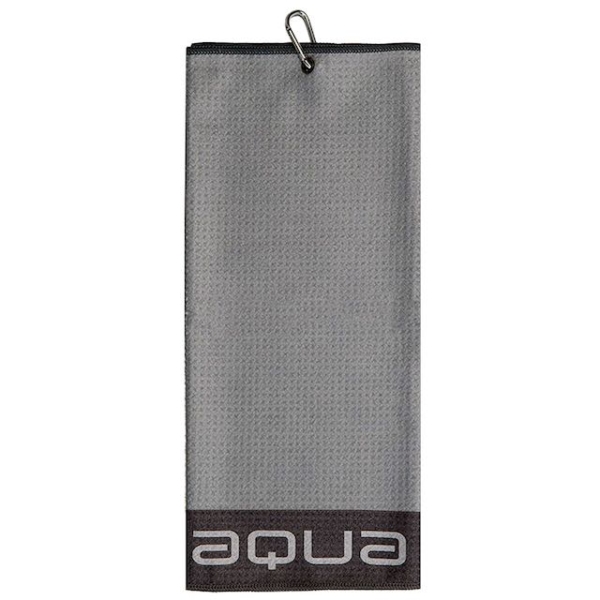 Big max aqua tour trifold towel silver charcoal