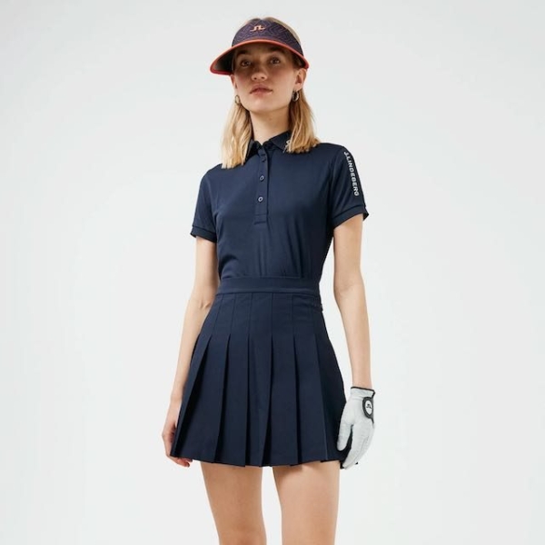 Lindeberg tour tech polo dames navy - Afbeelding 5