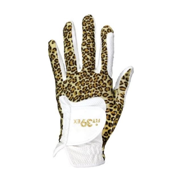 Fit39ex glove leopard white