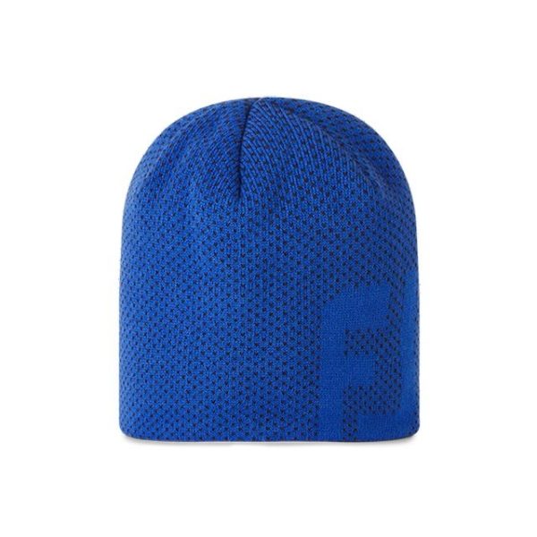 Footjoy dot jacquard beanie blue navy