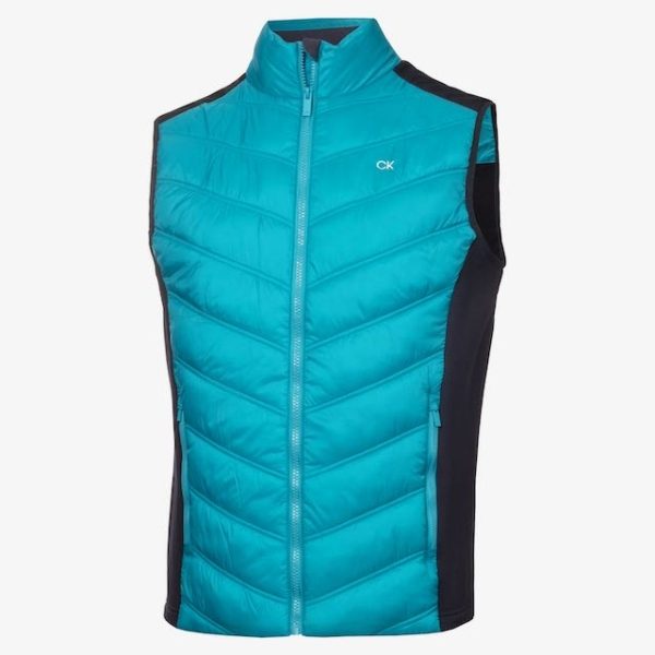 Calvin Klein Frontera hybrid gilet Caribbean blue - Afbeelding 7