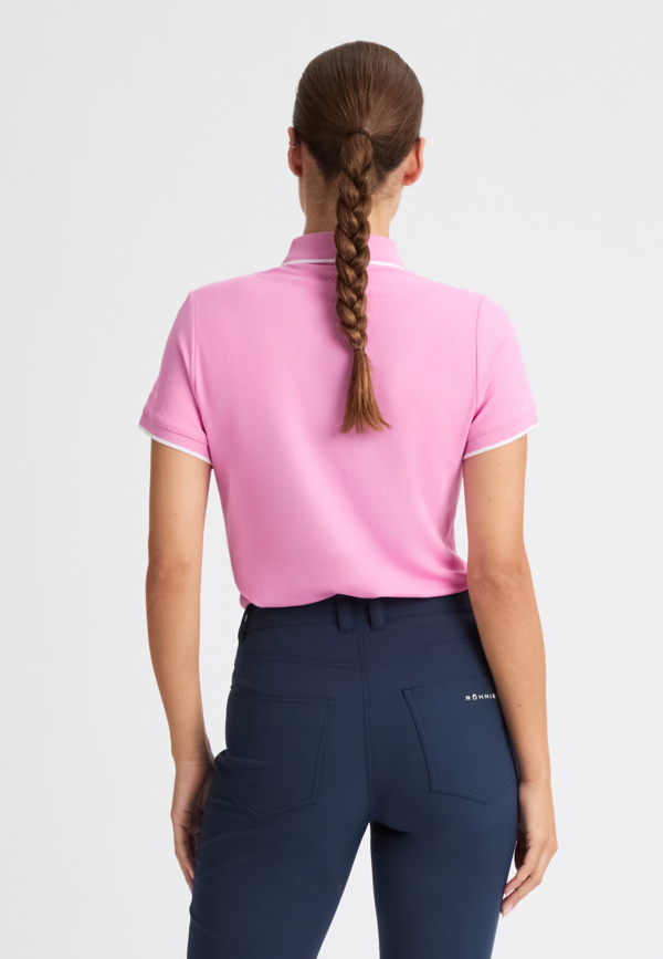 Röhnisch Miriam poloshirt fuchsia pink - Afbeelding 4