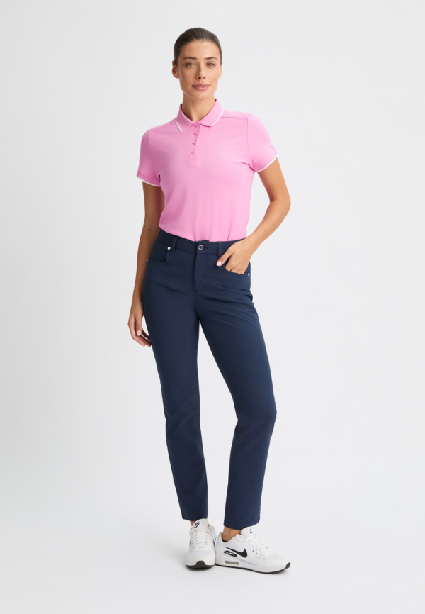 Röhnisch Miriam poloshirt fuchsia pink - Afbeelding 3