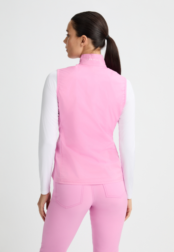 Rohnisch packable ultra light golf vest fuchsia pink