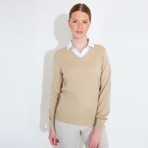 Abacus Liffin dames golf pullover sandshell