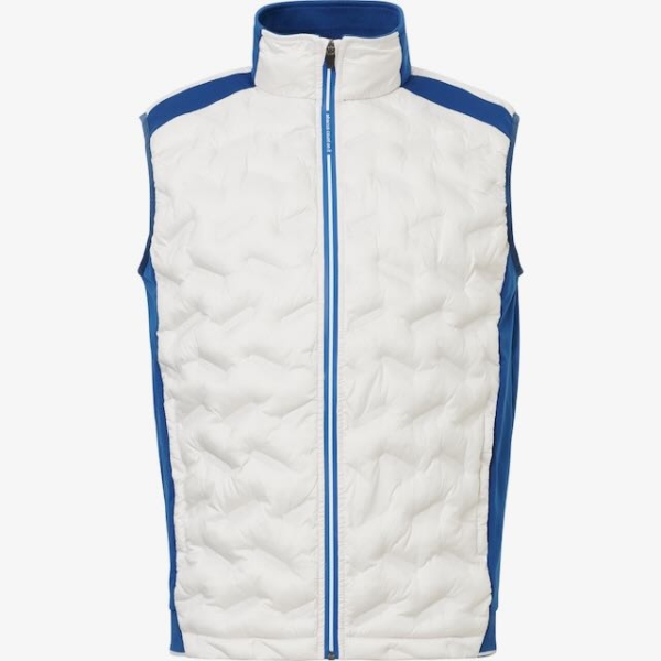 Abacus mens Portrush golf hybrid vest atlantic clam