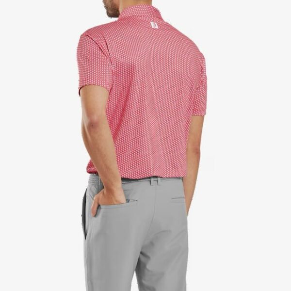 Footjoy heren golf polo hibiscus - Afbeelding 5