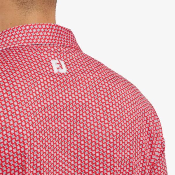 Footjoy heren golf polo hibiscus