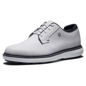 Footjoy Traditions heren golfschoen wit blauw