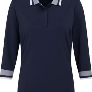 Ping Lindsey dames golf polo met driekwart mouw navy