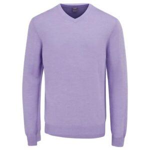 Ping Sullivan heren golf v-neck sweater purple