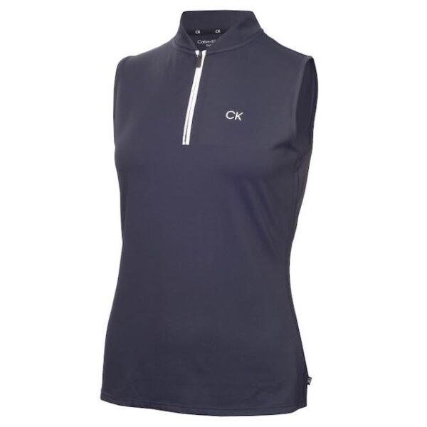 Calvin klein Tattler dames mouwloze golf polo navy