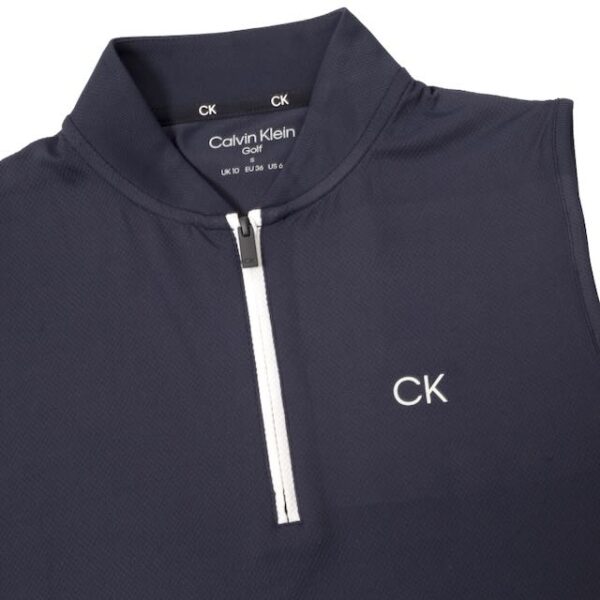 Calvin klein Tattler dames mouwloze golf polo navy - Afbeelding 3