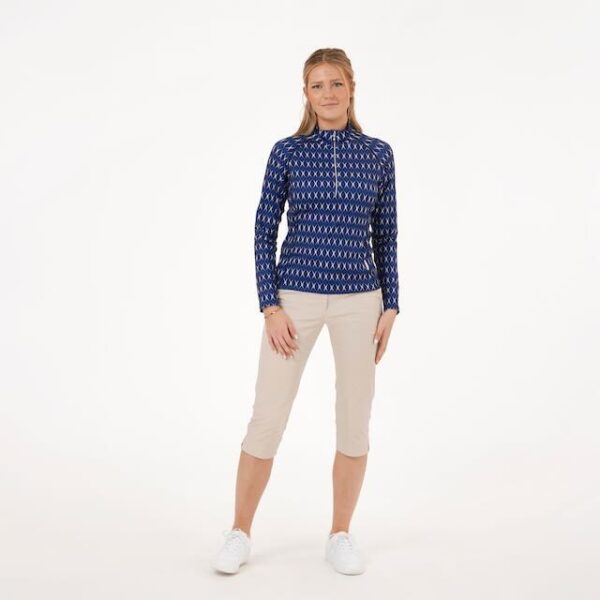 Func factory golf Shirley long sleeve blue print - Afbeelding 4