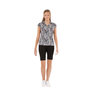 Func Factory Alice golf top black print