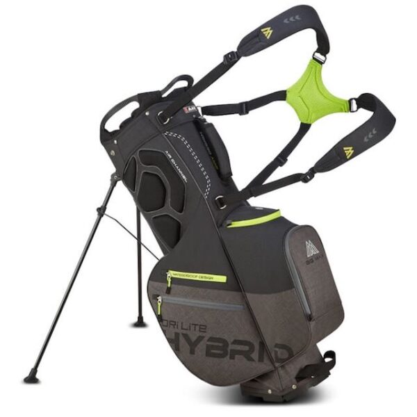 Big max Drilite hybrid plus stand bag black storm charcoal lime - Afbeelding 5